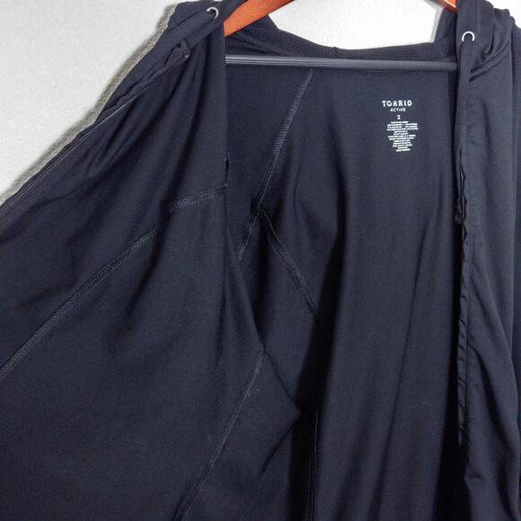 Torrid Active Women's Gray Hoodie Athleisure Utility Size 2XL - Picture 5 of 9